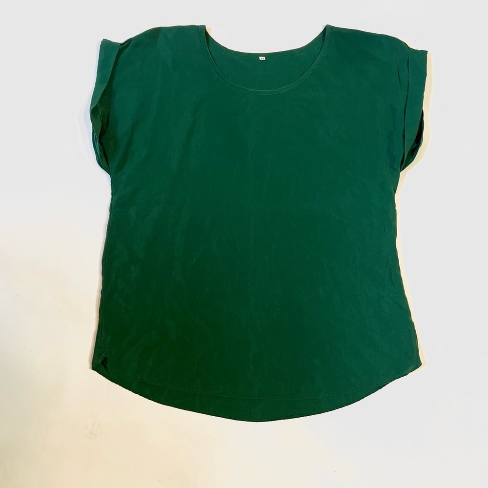 Green blouse